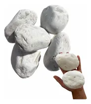 Comprar Piedras Decorativa Jardín Blanca Ónix Tipo Mármol Grande20kg
