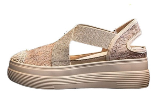 Sandalias De Suela Gruesa Zapatos De Pescador Para Mujer