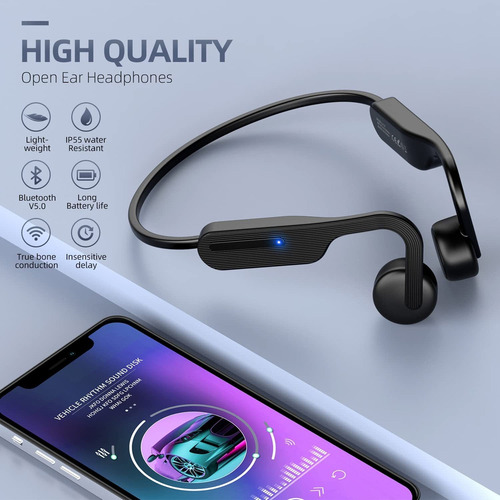 Audífonos Inalámbricos De Conducción Ósea Audífonos Blue