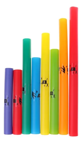 Tubo Musical De Percusión Afinado Con Escala Diatónica
