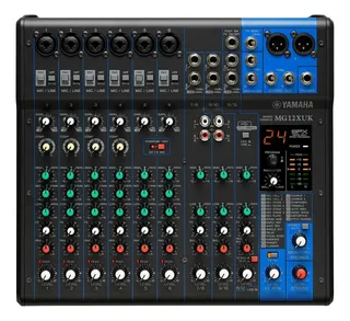 Mezcladora Yamaha De 12 Canales Con Perillas Mg12xuk