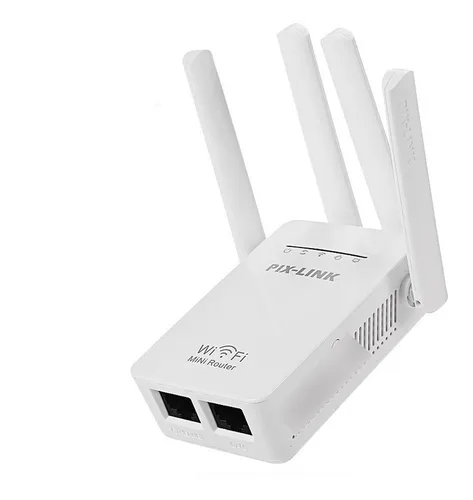 Repetidor Wifi Amplificador De Señal 4 Antenas A $ 8,50