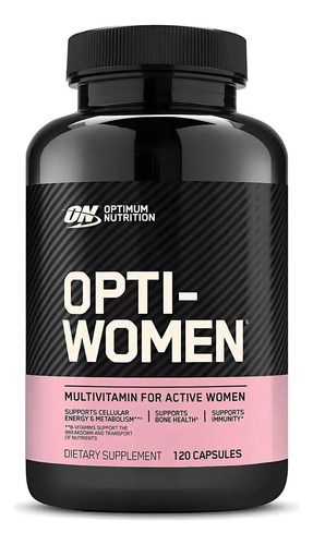 Multivitaminico Optimum Nutrition Opti Women 120 Cápsulas Sin Sabor