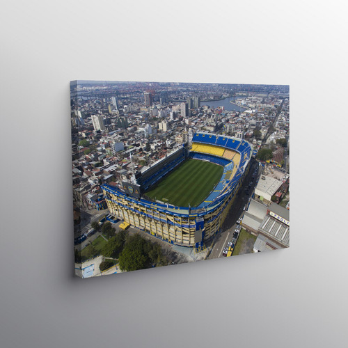Cuadro Estadio Boca Juniors Vs Medidas Impreso Lienzo Canvas Estadio Boca 60x40