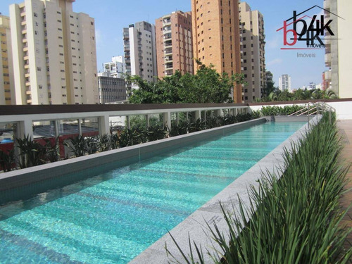 Apartamento Venda Nysp Brooklin. 1 Quarto, 52m², 1 Vaga. Rua Guararapes 305 - Brooklin Novo. - Ap1841