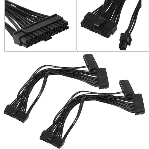 comprar 2 Ajuste 24 Pines 20 + 4 Doble Fuente De Alimentación Atx Sp