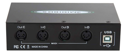 Instrumentos Musicales Midi Box Usb Midi Merge Thru Box 64 M