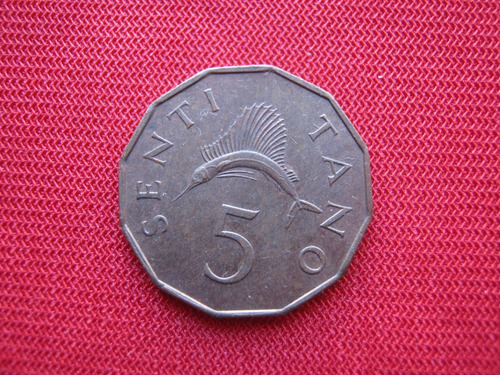 Tanzania 5 Senti 1966 