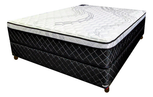 Sommier Colchon + Box Kavanag Monaco 200x200 Azul