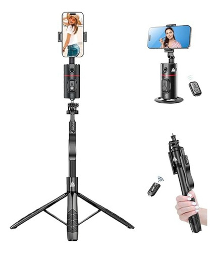 Q02 Gimbal Estabilizador 360o Com Controle Remoto Preto