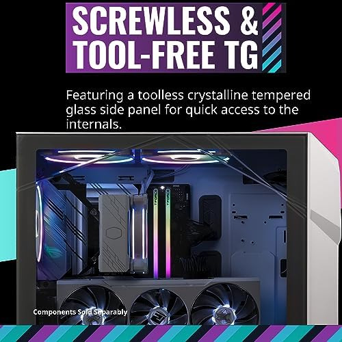 Cooler Master Td500 Mesh V2 Caso Médio Branco, Malha Poligon