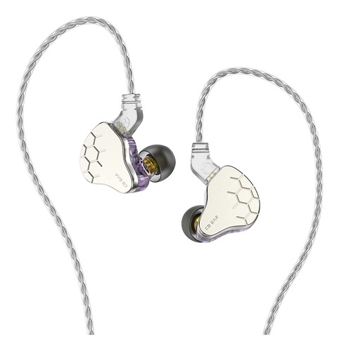 Auriculares Kinboofi, Con Cable De 2 Pines/purpura