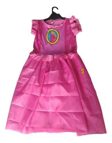 Disfraz Princesa Peach Mario Bros Vestido Hermoso Juguete