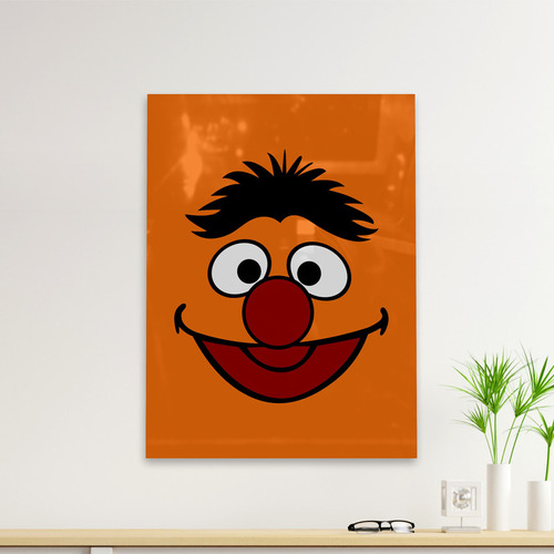 Cuadro Deco Sesame Street Ernie Face  (d0386 Boleto.store)