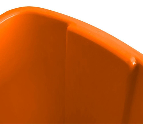 4 Pack Bote De Basura Rectangular 4l Color Naranja