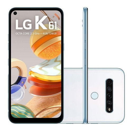 Celular LG K61 Titanio 4gb Ram 128gb Tela 5,63 Camera Quadru
