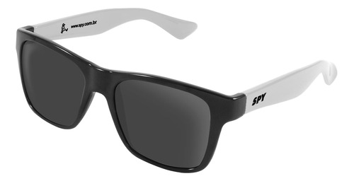 Óculos De Sol Spy 75 - Maia Preto - Haste Branca