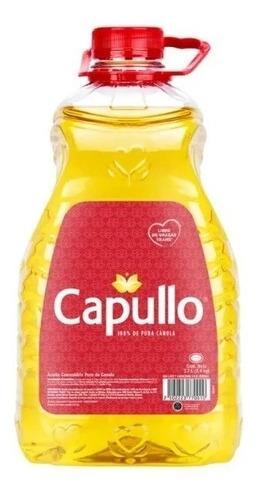 Aceite Vegetal Con Canola Capullo De 3.7 L