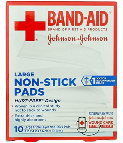 Band-aid Almohadillas Antiadherentes De Primeros Auxilios G