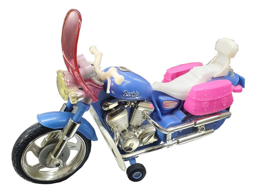 Moto Barbie De Colección Funciona Ok Original Con Luces 