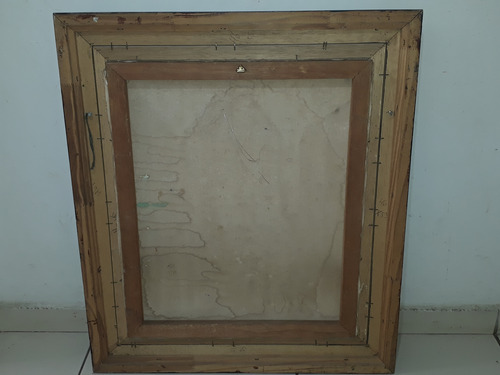 2416- Sylvio Pinto Ost. 62x71cm Com Moldura - Paris. (Usado)