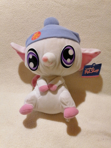 Peluche Original Littles Pets Shop Ratoncito 27 Cm. Hasbro. 