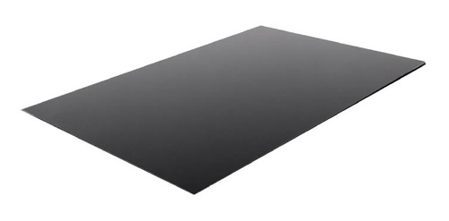 Plancha Aluminio Compuesto Negro Pe 3mm 0.18 1.22 X 1.22 Mt