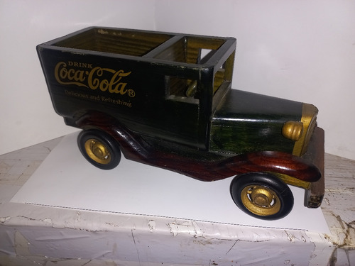 Camión Coca Cola De Madera Vintage 