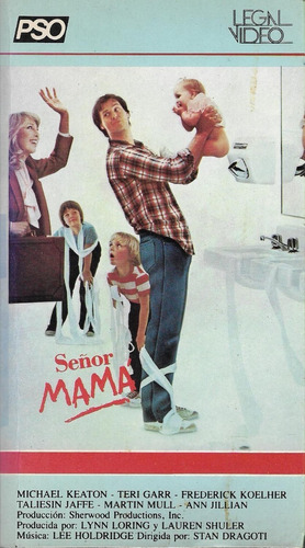 Señor Mama Vhs Michael Keaton Teri Garr Mr. Mom