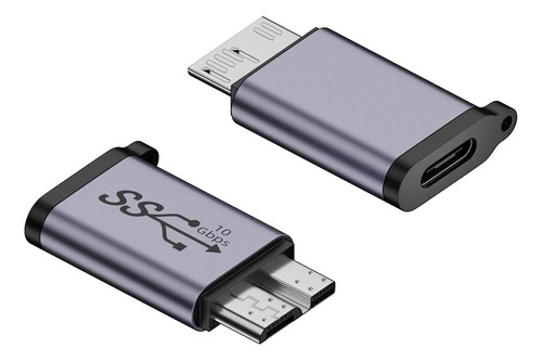 Adaptador Micro Usb 3.0 A Usb C 3.1 Para Disco Externo Mike