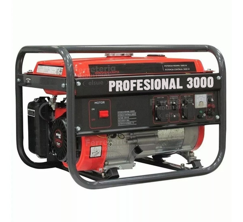 Generador Nafta 3300w Industrial Calidad Lider 10hs Continuo