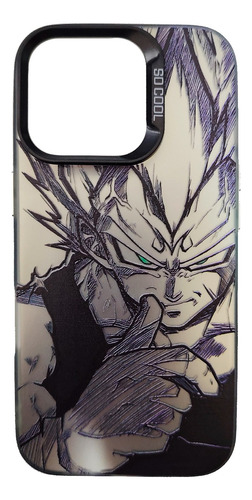 Case Funda Protector Hibrido Vegeta Goku Ssj iPhone 16