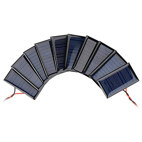 10 Piezas 5v 30ma Mini Paneles Solares Energía Solar M...