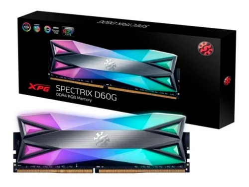 Memoria Ram Adata Xpg Spectrix D60g Rgb 8gb Ddr4 3600mhz Dim