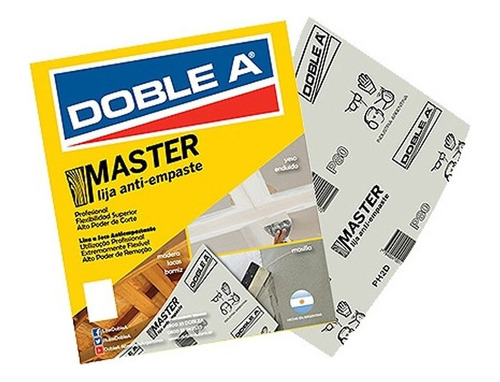 Lija Master Anti Empaste Doble A Pack X 10 Mm