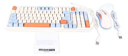 Combo De Teclado Y Mouse Con Cable El Teclado De Juegos De