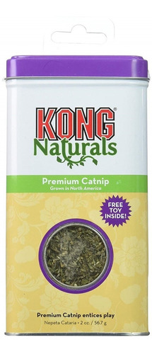 Kong Naturals Premium Catnip Hierba Gatera 2 Oz