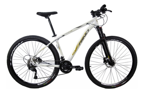 Bicicleta Aro 29 27v Rino Everest - Alivio 1.0 K7 + Trava Cor Branco