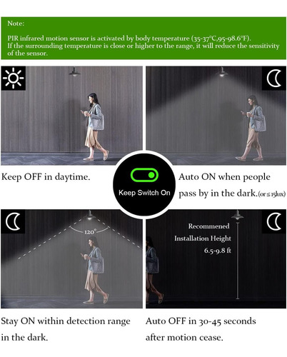 Bombillas Led Con Sensor De Movimiento, Bombillas Con Sensor