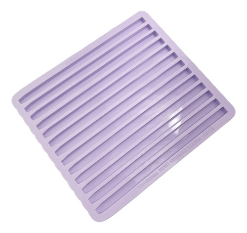 Molde De Silicone Para Resina Paleta Canetas Lisas Fininhas