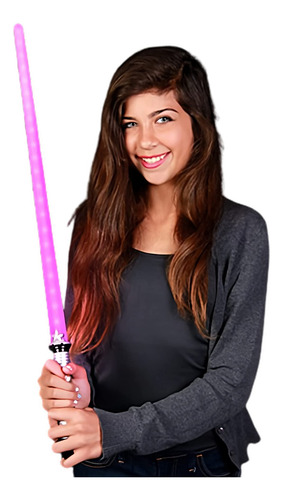 Light Sabre Blinkee Pink Glowing 70 Cm Com 22 Leds Para Cria