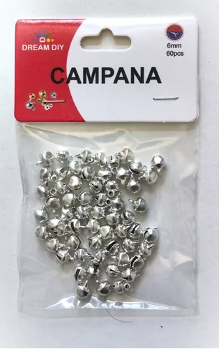 Cascabeles Plateados(10 unidades) 1.5 cm - Coto Trapillo