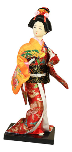Figura Coleccionable De Geisha Japonesa, Decoración De 9