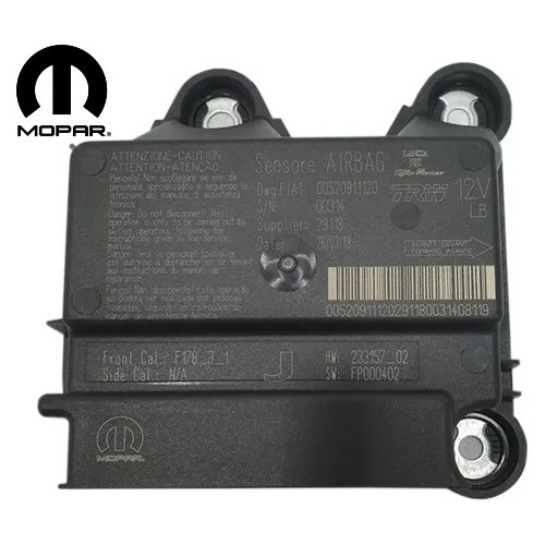 Modulo Central Air Bag Fiat Strada 52091112 Letra J Novo