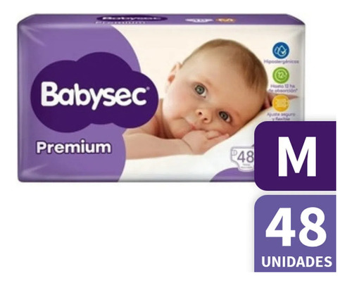 Babysec Premium Premium Hiper  - 48 - Mediano (M)