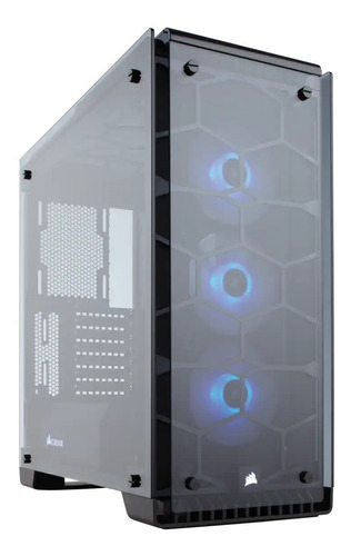 Gabinete Gamer Corsair Crystal 570x Rgb Mid Tower Clear