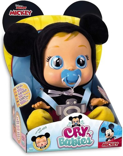 Boneca Cry Babies Mickey Mouse Multikids Baby - Br1419