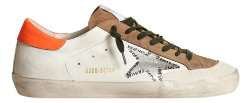 Tennis Golden Goose Super-star Penstar Con Estrella Plateada