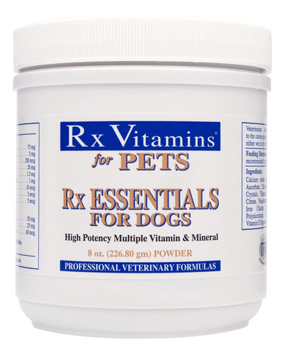 Rx Vitamins Essentials For Dogs - Multivitaminico De Vitamin