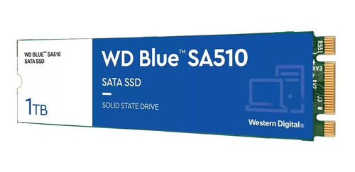 Disco Solido Interno Ssd Wd Blue 1 Tb M2 2280 Sata Sa510 1tb